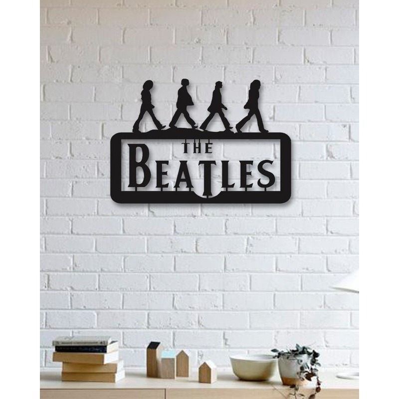 Figura decorativa Beatles de Madera.