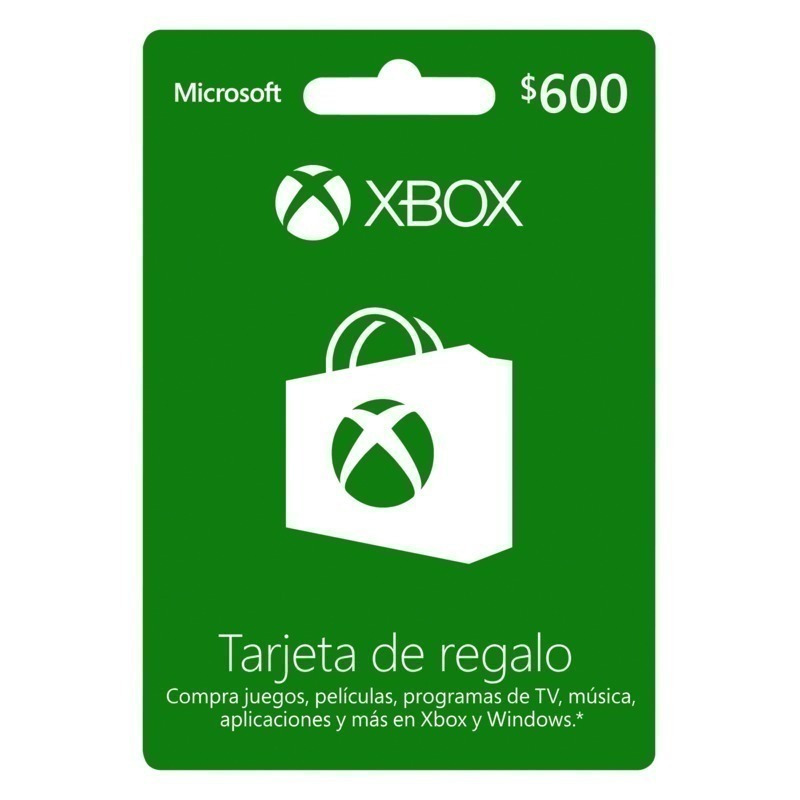 Certificado digital xbox $600.00 pesos